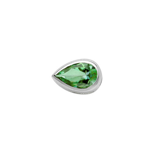 Chromia Drop in white gold and emerald