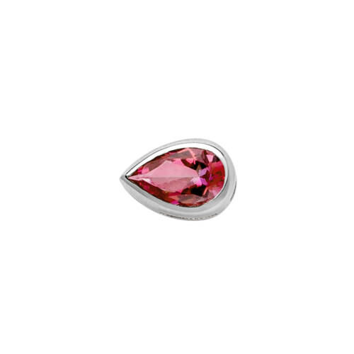 Chromia Drop in white gold and ruby