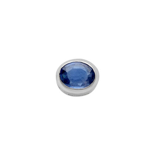 Chromia Oval in white gold and sapphire