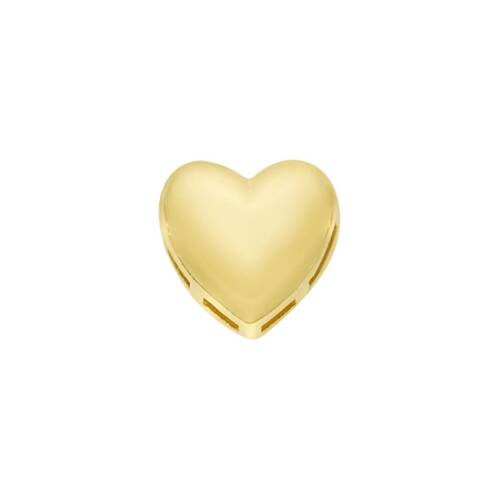 Cuore Bombato in oro giallo