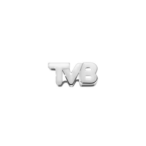 Scritta TVB  in oro bianco
