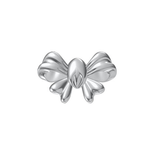 White gold bow