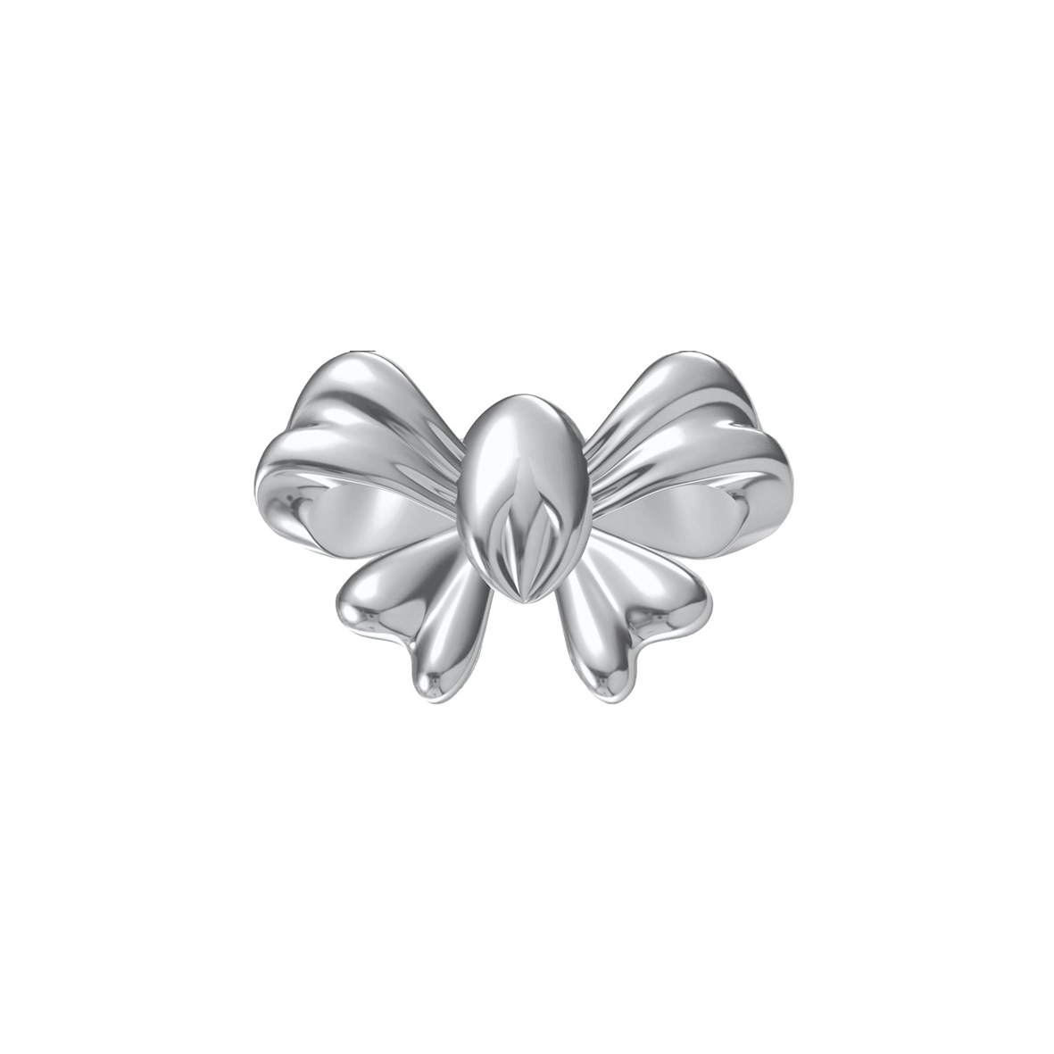 White gold bow