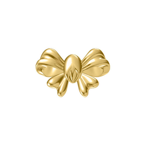 Yellow gold bow