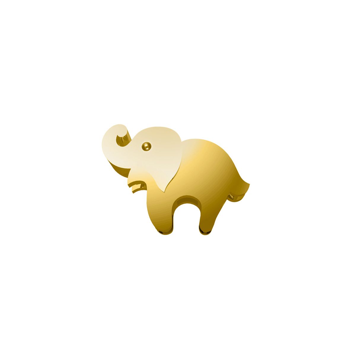 Yellow gold elephant