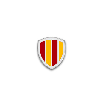 Scudetto Roma in oro bianco