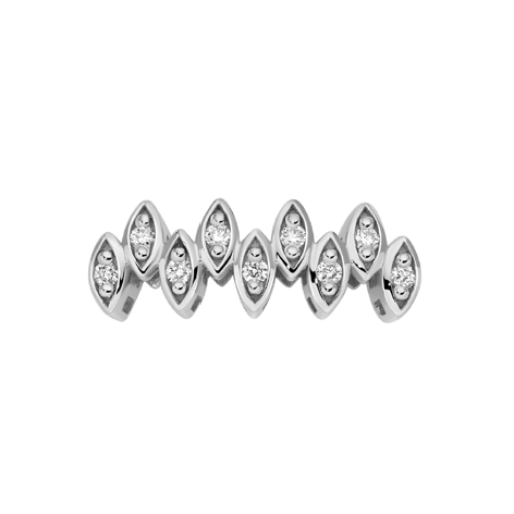 Scratch in White Gold and Diamonds