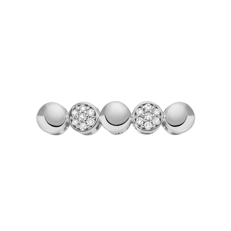 Checkers in White Gold and Diamonds