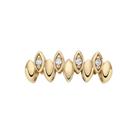 Scratch in Yellow Gold And Diamonds