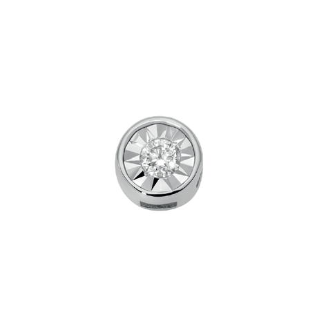 Specchio Grande Oro Bianco E Diamante
