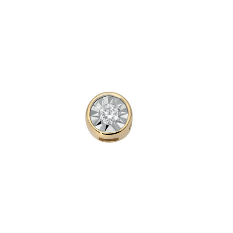 Specchio Piccolo Oro Giallo E Diamante