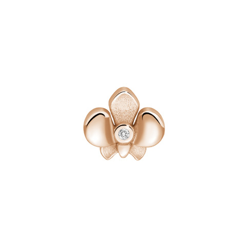 Rose Gold And Diamond Lily